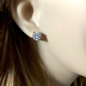 CZ Diamond Studs 3 sizes